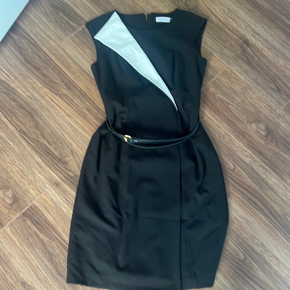Black and white dress
